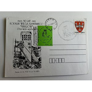 ENVELOPE COAL MINE KNUROW, STAMP, STAMP