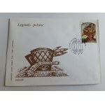 ENVELOPE POLISH LEGENDS JANOSIK, STAMP, STAMP