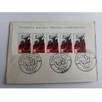 ENVELOPE 20TH ANNIVERSARY OF THE WARSAW UPRISING, STAMP, STAMP