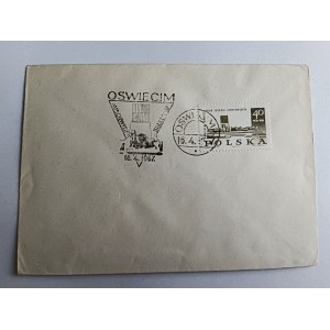 ENVELOPE AUSCHWITZ, STAMP, STAMP