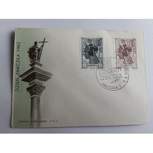 ENVELOPE WARSAW ZYGMUNT COLUMN, STAMP, STAMP