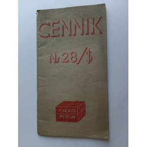 PRICE LIST OF PEKAO PARCELS, BANK POLSKA KASA OPIEKI S. A. IN USA DOLLARS AND CANADIAN DOLLARS 1957, WARSAW