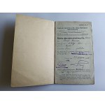INSURANCE CARD WHITE-COLLAR WORKERS INSURANCE COMPANY, POZNAŃ 1928