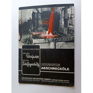 BROCHURE ADVERTISING OILS, SPRINGS, SHIPS, HARDENED, MAGDEBURG