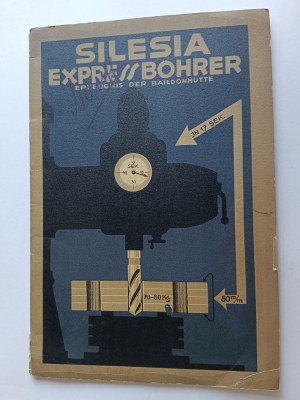 BROCHURE PUBLICITAIRE SILESIA EXPRESS BOHRER, PRODUITS MÉTALLURGIQUES, FORET, MÈCHES