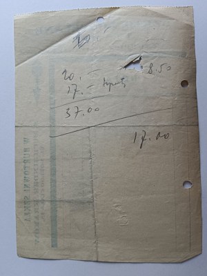 NOTA, VERRE, PORCELAINE, LAMPES, BUCHBINDER GLASS WHOLESALE, KRAKÓW UL BOŻEGO CIAŁA, 1934