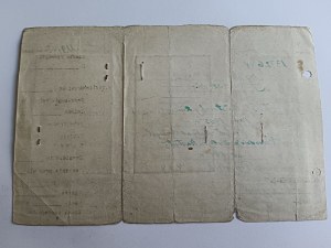TEMPORARY CERTIFICATE OF IDENTITY, JAROSZEWICZ, PRZEMYŚL 1948, STAMP, PHOTO