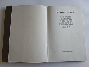 KRZYSZTOF FILIPOW, ORDER VIRTUTI MILITARI 1792-1945