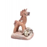 Maria Cybis (1905 Kyiv ? - 1958 Princeton), Cheval avec des fleurs par les sabots avant, vers 1940