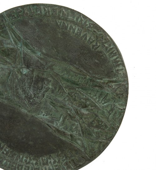 Bronisław Chromy (1925 Leńcze k. Lanckorony - 2017 Kraków), Medal- VII Biennale w Ravennie, 1985