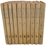 GALSWORTHY John - THE Saga of the FORSYTE FAMILY, A MODERN COMEDY, THE END OF A CHAPTER, ON THE FORSYTE'S GHOST (10 volumes), PIW Warsaw 1956/57.
