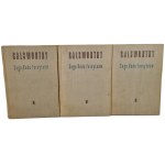 GALSWORTHY John - THE Saga of the FORSYTE FAMILY, A MODERN COMEDY, THE END OF A CHAPTER, ON THE FORSYTE'S GHOST (10 volumes), PIW Warsaw 1956/57.