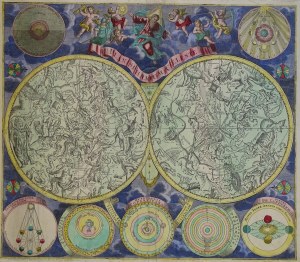 Astronomie, souhvězdí, mapa oblohy 