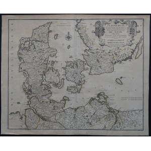 Danimarca LE ROYAUME DE DANEMARC Nicolas de Fer 1724