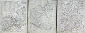 Carte du Royaume de Pologne et de la ville libre de Cracovie 