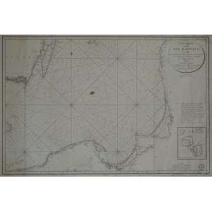 Bałtyk mapa morska CARTE REDUITE DE LA MER BALTIQUE 1815