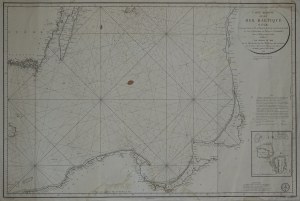 Námořní mapa Baltského moře CARTE REDUITE DE LA MER BALTIQUE 1815