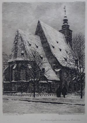 Wrocław Kościół św. Krzysztofa Hugo Ulbrich 1915