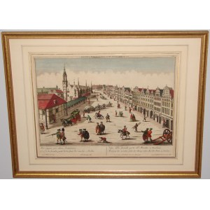 Wrocław Ratusz i południowa część Rynku Werner Probst 1760