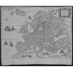 Map of Europe "Europa Partium Orbic Terrae Spacio Minima Gloria Nobilissima Corectior edita a Mattheo Meriano".
