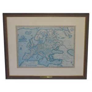 Faksymile Europa EUROPAE Ortelius 1570