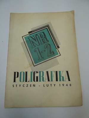 Polygraphics No. 1-2 1948 magazine devoted to issues of the printing industry