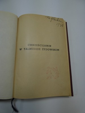 Křesťan v židovském Talmudu Pranajtis 1937