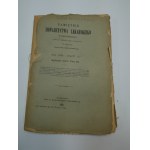 Pamiętnik Towarzystwa Lekarskiego Warszawskiego 1894 TOM LXXXX