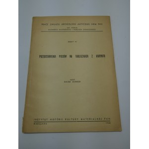 Przedstawienie pieców na tabliczkach z Koryntu Ziomecki Juliusz 1958