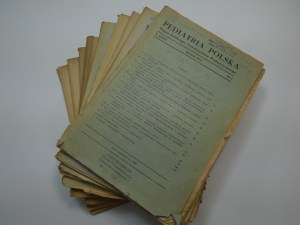 Pediatrics Poland 1952 Complete Yearbook XXVII