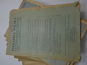 Pediatrics Poland 1952 Complete Yearbook XXVII