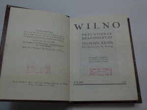 Vilnius : průvodce po Vilniusu / Julius Kłos