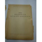 Spis pocztowych oznaczeń kodowych 1972 / Ministerstwo Łączności