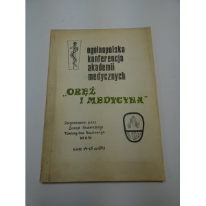 Oręż i medycyna WAM Wojskowa Akademia Medyczna 1973