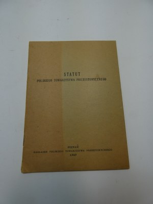 Statutes of the Polish Prehistoric Society