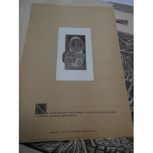 Exlibris Stanislaw Para Muzeum Lubušské země numismatický kabinet - signovaný