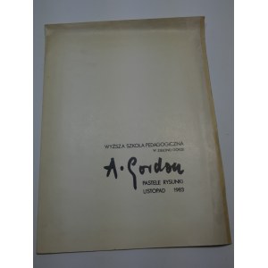 Andrzej Gordon Erotyk sitodruk 35/100 sygnowany pastele rysunki