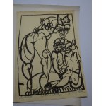 Andrew Gordon Erotic screenprint 35/100 signed pastel drawings