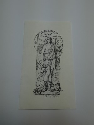 caccia exlibris Jan Gierko