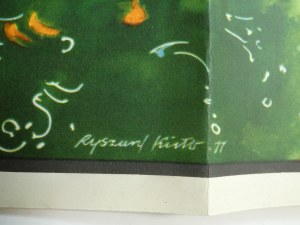 Affiche 1977 Ryszard Kisło Parc ethnographique de Zielona Góra Musée d'Ochla de la Terre de Lubuska
