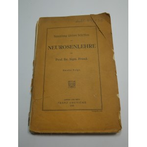 Neurosenlehre von Sigm. Freud 1909 PSYCHOANALIZA Karpińska AUTOGRAF