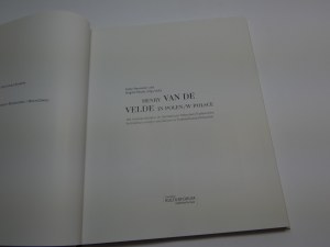 Henry van de Velde v Polsku : návrh interiéru sanatoria v Trzebiechówě Trebscheně