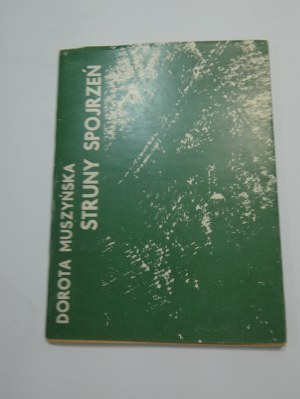 Strings of gazes Moussin dedication and autograph of the author
