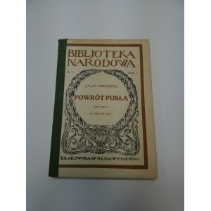 Powrót posła Niemcewicz 1924