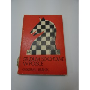 Études sur les échecs en Pologne 1890-1980 Grzeban Rusinek