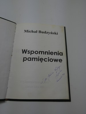 Memoirs of memory / Michal Budzynski autographed by the author