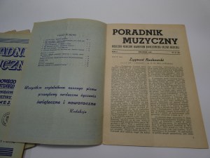 Poradnik Muzyczny ROK II 1948 Nos. 4, 5, 6-7, 8-9, 10, 11, 12