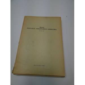 Prace Instytutu Badawczego Leśnictwa 193 -194 1960