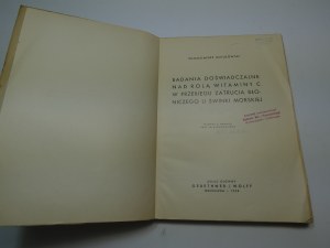 Experimental studies on the role of vitamin C in the course of diphtheria poisoning in the guinea pig Mikułowski