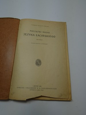 The beginnings of Latin language learning Levitsky